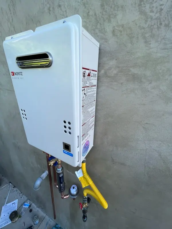 Tankless water heater installation for North Shores homes